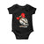 Pixel Valentine Mallard Duck Baby Onesie Hunting Valentines Day Gift For Her TS10 Black Print Your Wear
