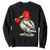 Pixel Valentine Mallard Duck Sweatshirt Hunting Valentines Day Gift For Her TS10 Black Print Your Wear