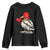 Pixel Valentine Mallard Duck Youth Sweatshirt Hunting Valentines Day Gift For Her TS10 Black Print Your Wear
