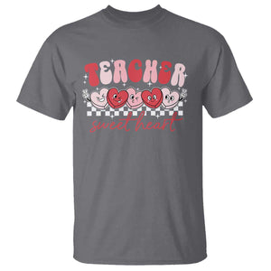 Valentines Day Teacher T Shirt Teaching Sweethearts TS10 Charcoal Print Your Wear