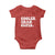 Toddler Boy Valentine Baby Onesie Cooler Than Cupid Funny Kids Valentine Day TS10 Red Print Your Wear