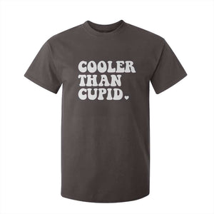 Toddler Boy Valentine T Shirt For Kid Cooler Than Cupid Funny Kids Valentine Day TS10 Dark Chocolate Print Your Wear