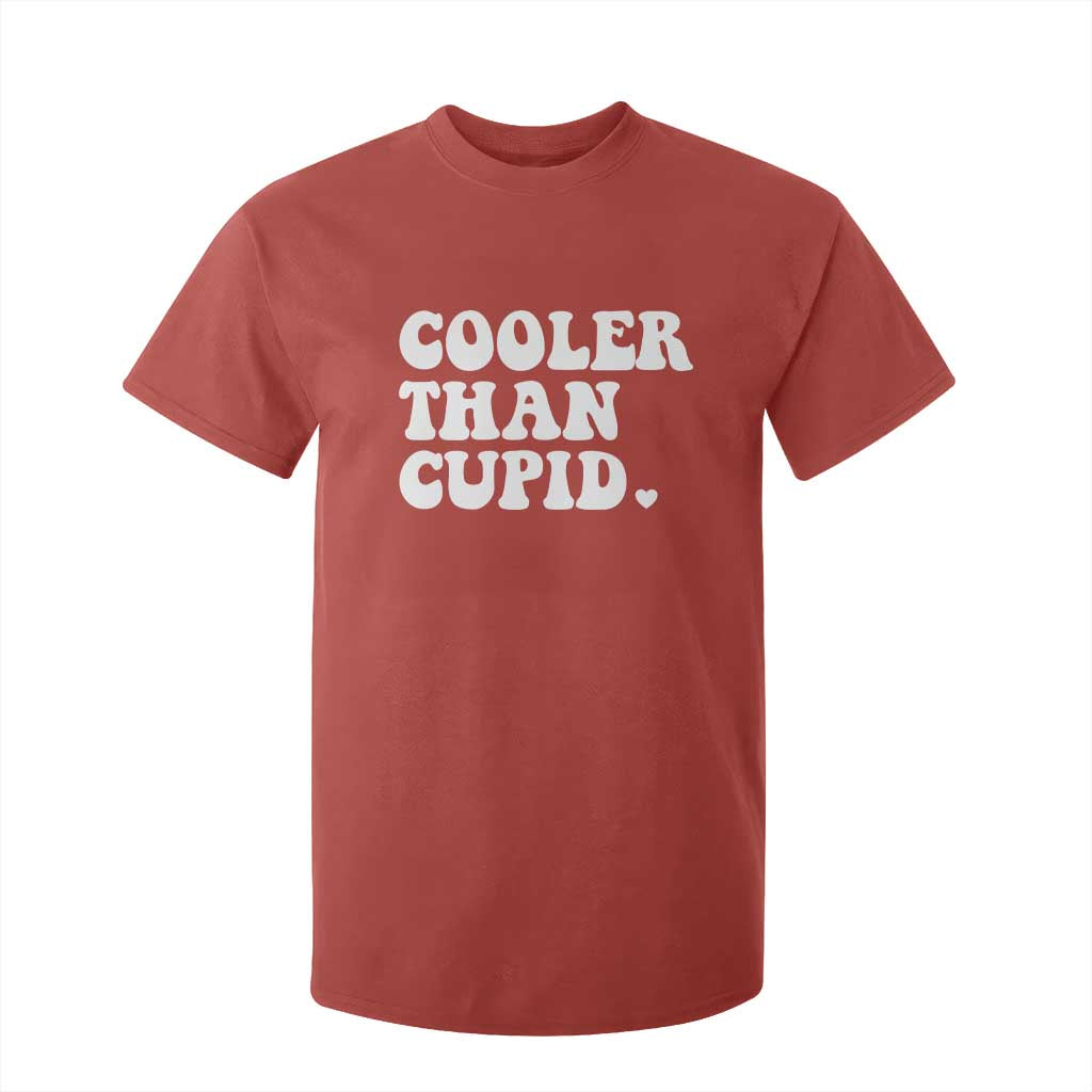 Toddler Boy Valentine T Shirt For Kid Cooler Than Cupid Funny Kids Valentine Day TS10 Red Print Your Wear