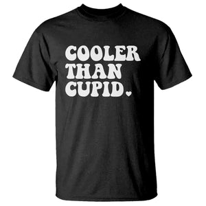 Toddler Boy Valentine T Shirt Cooler Than Cupid Funny Kids Valentine Day TS10 Black Print Your Wear