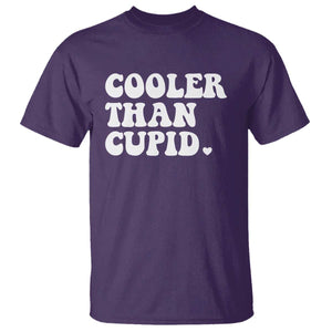 Toddler Boy Valentine T Shirt Cooler Than Cupid Funny Kids Valentine Day TS10 Purple Print Your Wear