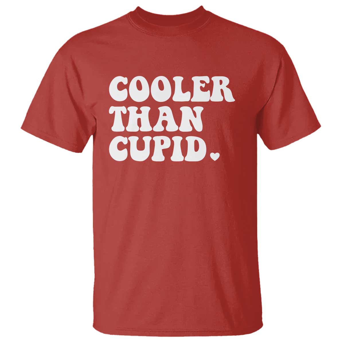 Toddler Boy Valentine T Shirt Cooler Than Cupid Funny Kids Valentine Day TS10 Red Print Your Wear