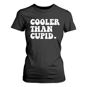 Toddler Boy Valentine T Shirt For Women Cooler Than Cupid Funny Kids Valentine Day TS10 Black Print Your Wear