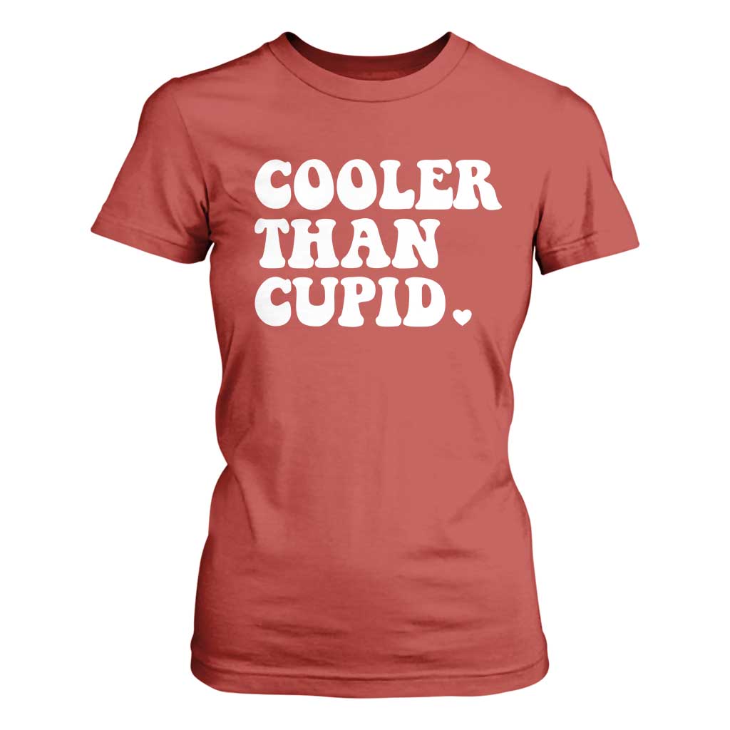 Toddler Boy Valentine T Shirt For Women Cooler Than Cupid Funny Kids Valentine Day TS10 Red Print Your Wear