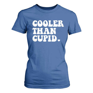 Toddler Boy Valentine T Shirt For Women Cooler Than Cupid Funny Kids Valentine Day TS10 Royal Blue Print Your Wear