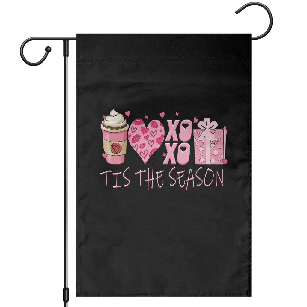 Valentine Coffee Garden Flag Love Heart XOXO Cute Graphic Valentines Day TS10 Black Print Your Wear