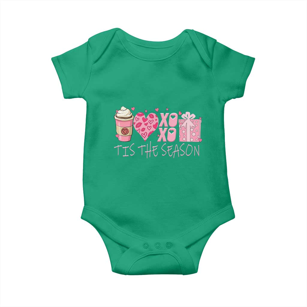 Valentine Coffee Baby Onesie Love Heart XOXO Cute Graphic Valentines Day TS10 Irish Green Print Your Wear