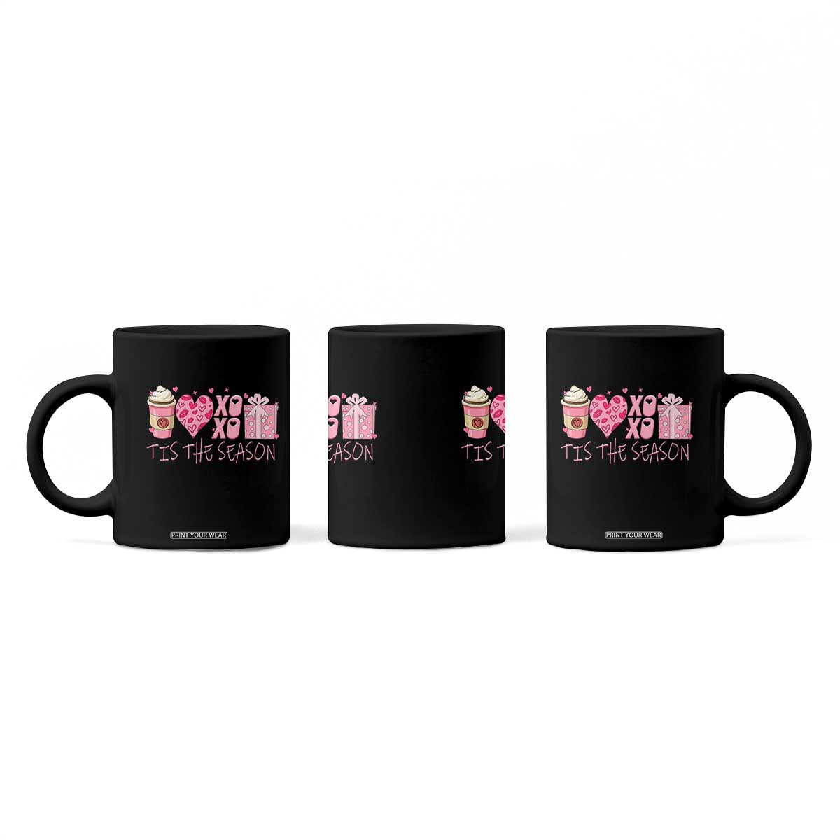 Valentine Coffee Coffee Mug Love Heart XOXO Cute Graphic Valentines Day TS10 Print Your Wear