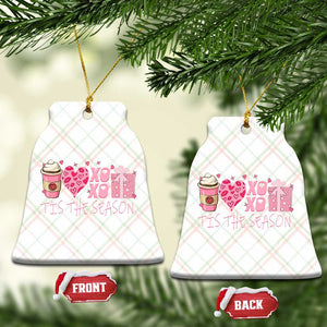 Valentine Coffee Ceramic Ornament Love Heart XOXO Cute Graphic Valentines Day TS10 Print Your Wear