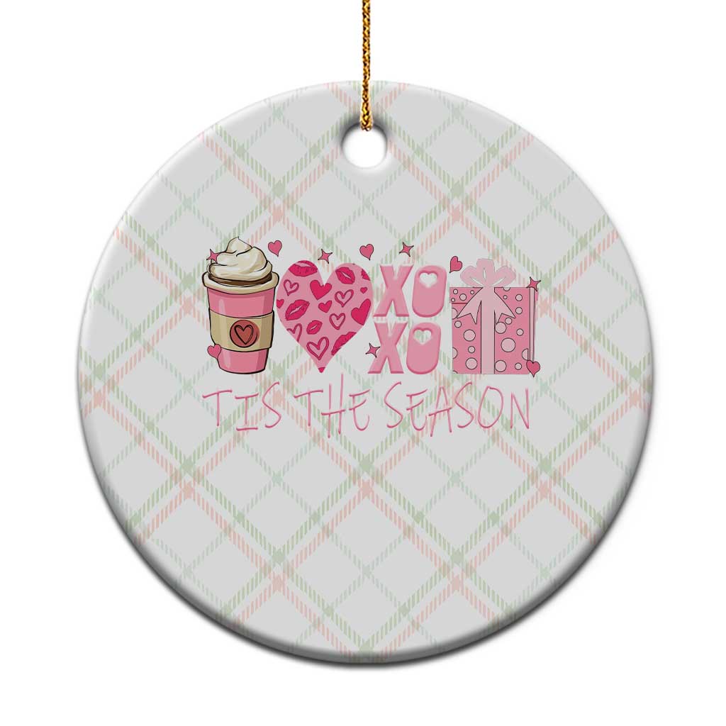 Valentine Coffee Ceramic Ornament Love Heart XOXO Cute Graphic Valentines Day TS10 1pc Christmas Plaid Print Your Wear