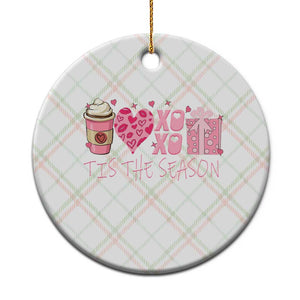 Valentine Coffee Ceramic Ornament Love Heart XOXO Cute Graphic Valentines Day TS10 1pc Christmas Plaid Print Your Wear