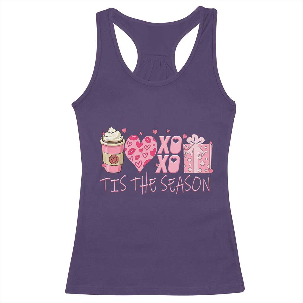 Valentine Coffee Racerback Tank Top Love Heart XOXO Cute Graphic Valentines Day TS10 Purple Print Your Wear