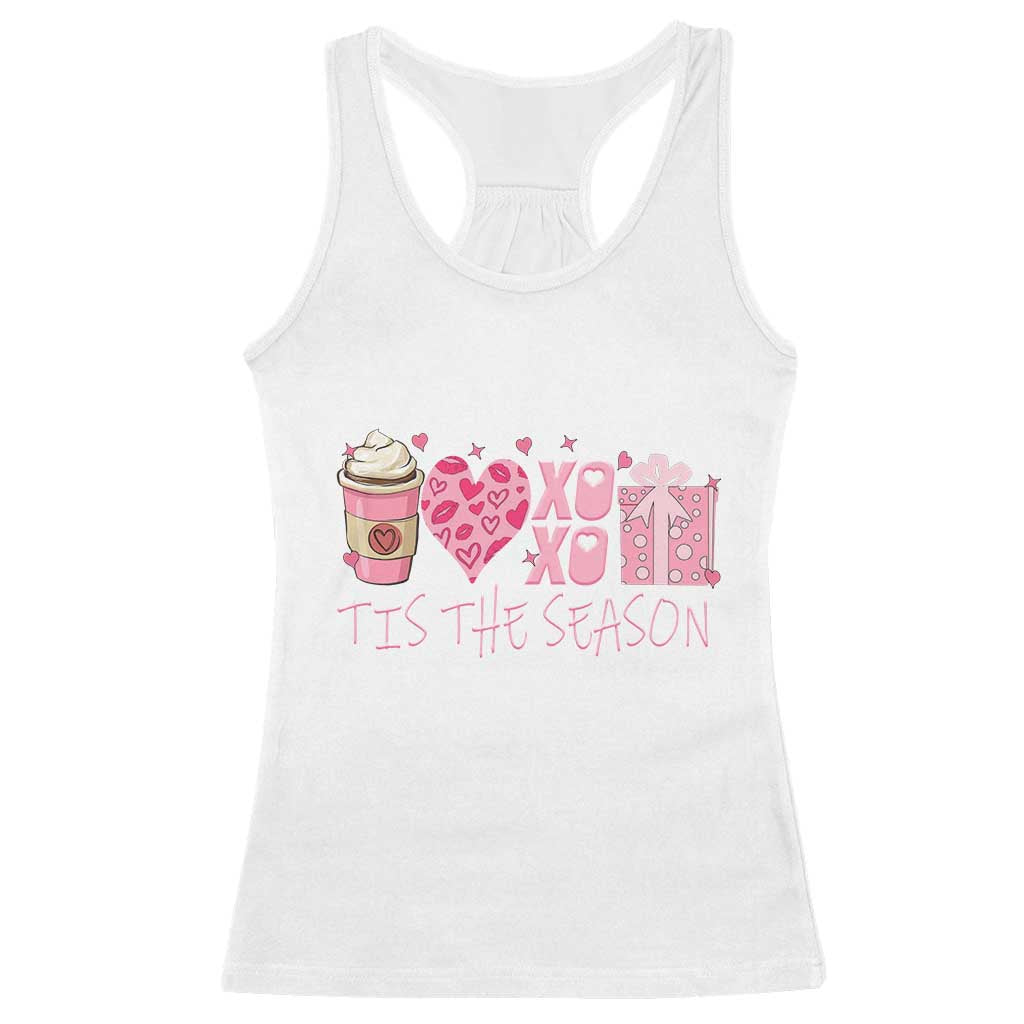 Valentine Coffee Racerback Tank Top Love Heart XOXO Cute Graphic Valentines Day TS10 White Print Your Wear