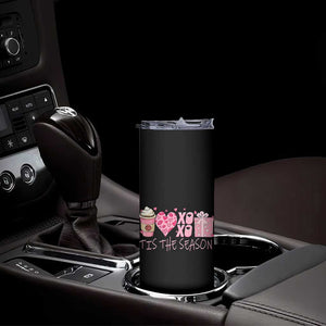 Valentine Coffee Skinny Tumbler Love Heart XOXO Cute Graphic Valentines Day TS10 Print Your Wear