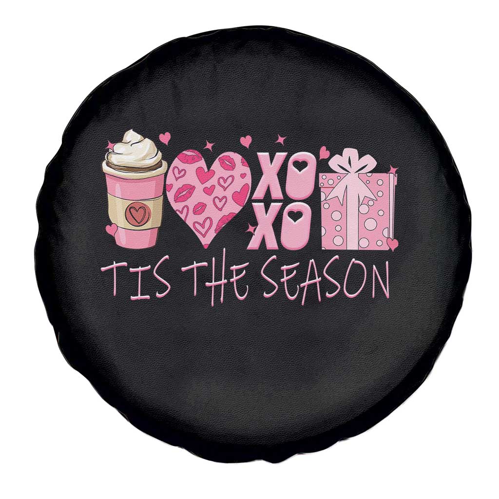 Valentine Coffee Spare Tire Cover Love Heart XOXO Cute Graphic Valentines Day TS10 Print Your Wear