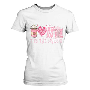 Valentine Coffee T Shirt For Women Love Heart XOXO Cute Graphic Valentines Day TS10 White Print Your Wear