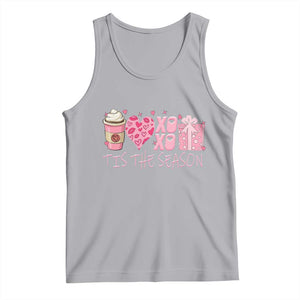 Valentine Coffee Tank Top Love Heart XOXO Cute Graphic Valentines Day TS10 Athletic Heather Print Your Wear