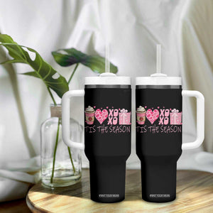 Valentine Coffee Tumbler With Handle Love Heart XOXO Cute Graphic Valentines Day TS10 Print Your Wear