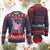 Funny Nurse Valentine Gift Knit Sweatshirt Don't Fall For Me ER RN - Print Your Wear