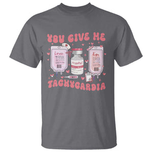 Nurse Valentine's Day T Shirt Pharmacist Critical Care ICU PICU Rn Pharmacy Tech Vday Gift TS10 Charcoal Print Your Wear