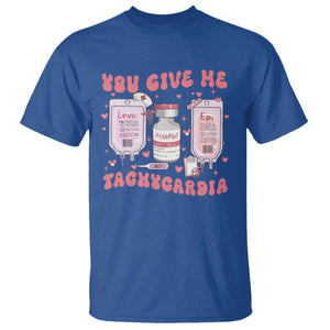 Nurse Valentine's Day T Shirt Pharmacist Critical Care ICU PICU Rn Pharmacy Tech Vday Gift TS10 Royal Blue Print Your Wear