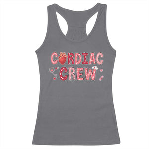 Valentine Cardiac Nurse Racerback Tank Top Heart Anatomy TS10 Charcoal Print Your Wear