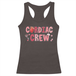 Valentine Cardiac Nurse Racerback Tank Top Heart Anatomy TS10 Dark Chocolate Print Your Wear