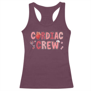 Valentine Cardiac Nurse Racerback Tank Top Heart Anatomy TS10 Maroon Print Your Wear