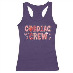 Valentine Cardiac Nurse Racerback Tank Top Heart Anatomy TS10 Purple Print Your Wear
