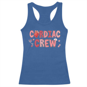 Valentine Cardiac Nurse Racerback Tank Top Heart Anatomy TS10 Royal Blue Print Your Wear