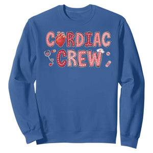 Valentine Cardiac Nurse Sweatshirt Heart Anatomy TS10 Royal Blue Print Your Wear