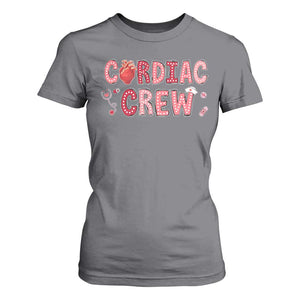 Valentine Cardiac Nurse T Shirt For Women Heart Anatomy TS10 Charcoal Print Your Wear