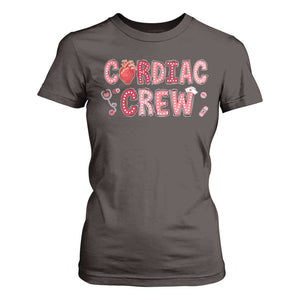 Valentine Cardiac Nurse T Shirt For Women Heart Anatomy TS10 Dark Chocolate Print Your Wear