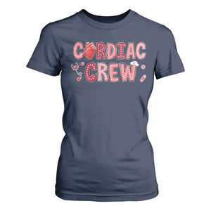 Valentine Cardiac Nurse T Shirt For Women Heart Anatomy TS10 Navy Print Your Wear