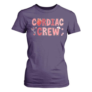 Valentine Cardiac Nurse T Shirt For Women Heart Anatomy TS10 Purple Print Your Wear