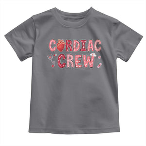 Valentine Cardiac Nurse Toddler T Shirt Heart Anatomy TS10 Charcoal Print Your Wear