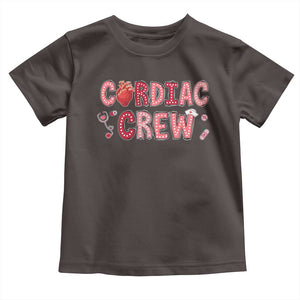 Valentine Cardiac Nurse Toddler T Shirt Heart Anatomy TS10 Dark Chocolate Print Your Wear