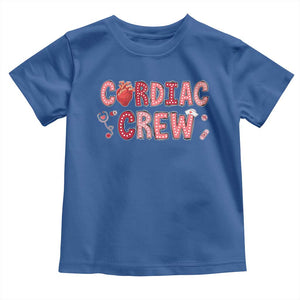 Valentine Cardiac Nurse Toddler T Shirt Heart Anatomy TS10 Royal Blue Print Your Wear