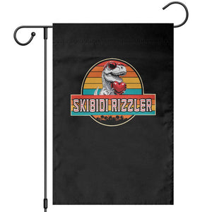 Vintage Valentines Dinosaur Garden Flag Funny Dino Meme Skibidi Rizzler TS10 Black Print Your Wear