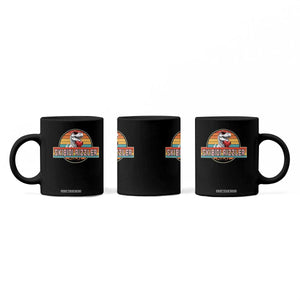Vintage Valentines Dinosaur Coffee Mug Funny Dino Meme Skibidi Rizzler TS10 Print Your Wear