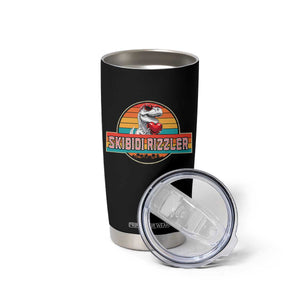 Vintage Valentines Dinosaur Tumbler Cup Funny Dino Meme Skibidi Rizzler TS10 Print Your Wear