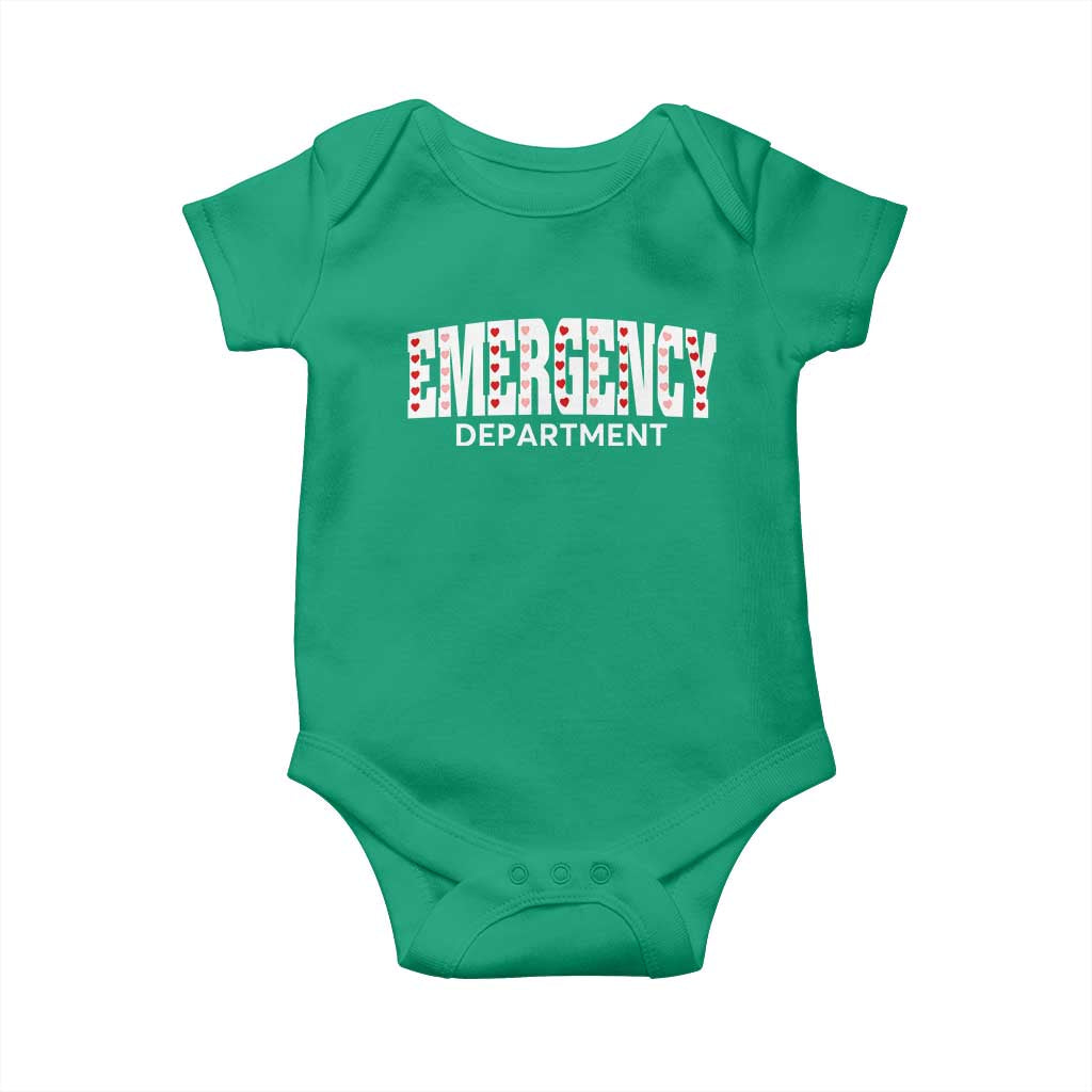 Emergency Department Baby Onesie Cute ER Nurse Gift TS10 Irish Green Print Your Wear