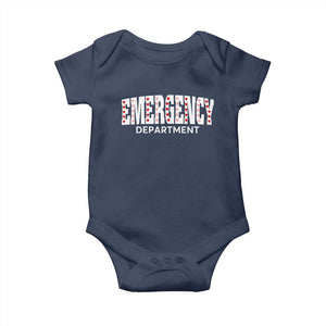 Emergency Department Baby Onesie Cute ER Nurse Gift TS10 Navy Print Your Wear