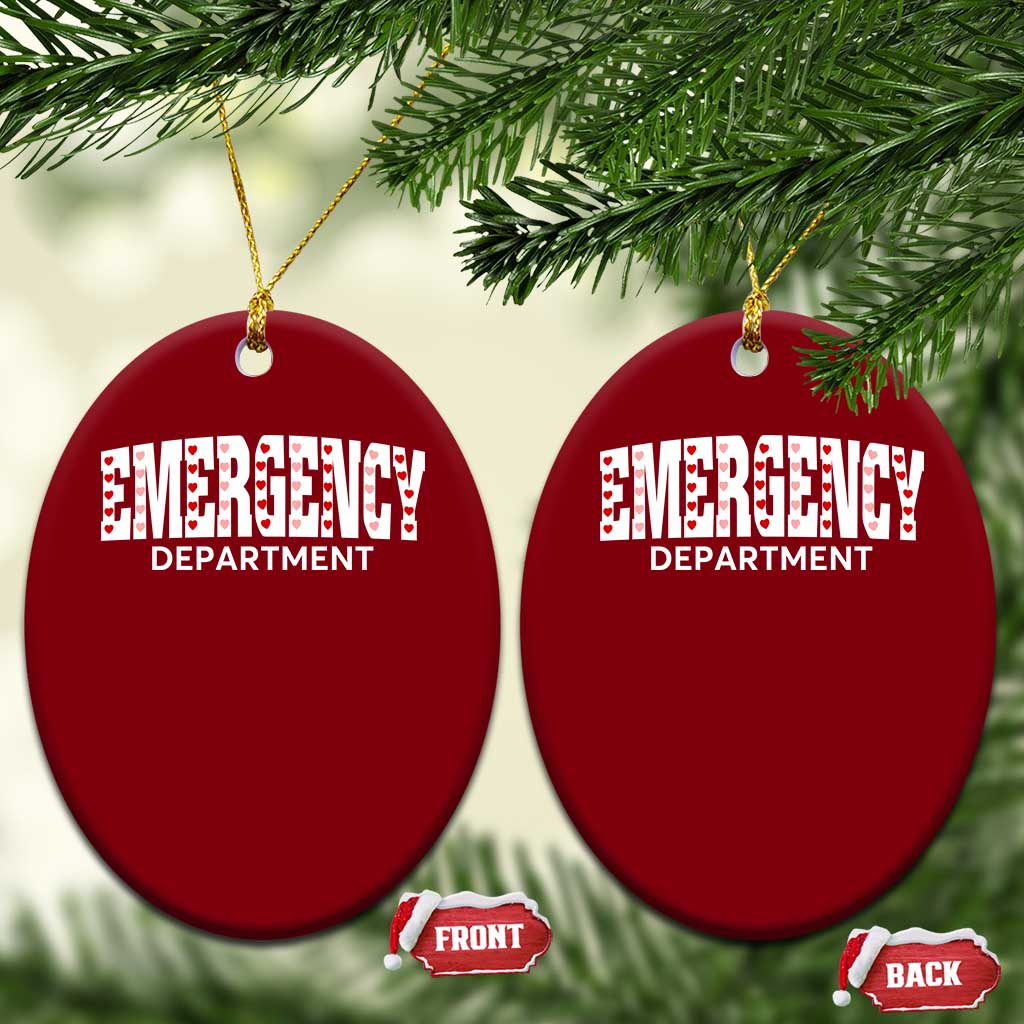Emergency Department Ceramic Ornament Cute ER Nurse Gift TS10 Print Your Wear