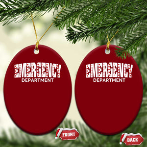 Emergency Department Ceramic Ornament Cute ER Nurse Gift TS10 Print Your Wear