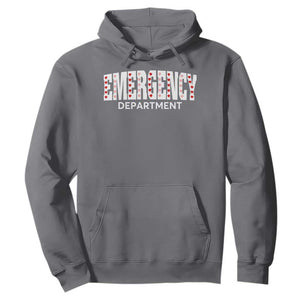 Emergency Department Hoodie Cute ER Nurse Gift TS10 Charcoal Print Your Wear